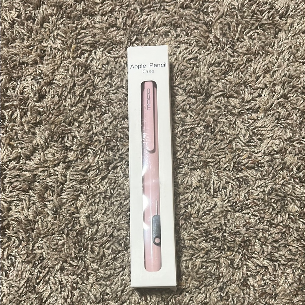Pink Apple Pencil Case